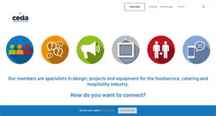 Desktop Screenshot of ceda.co.uk