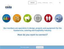 Tablet Screenshot of ceda.co.uk