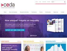 Tablet Screenshot of ceda.com.au