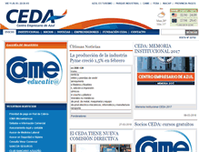 Tablet Screenshot of ceda.org.ar